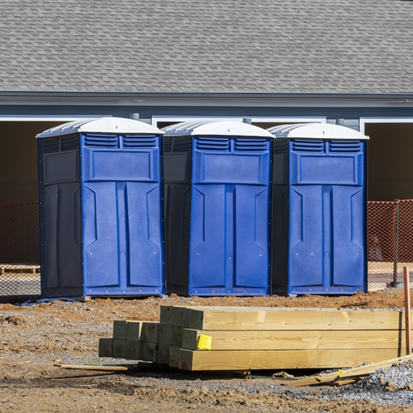 are there any additional fees associated with portable toilet delivery and pickup in Black Rock